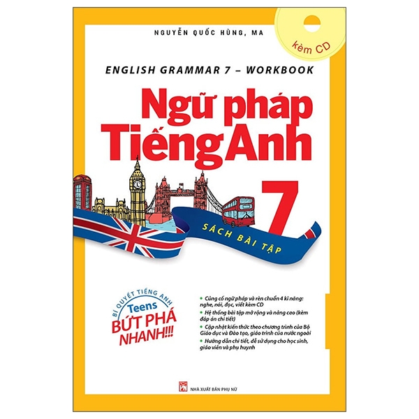 english grammar - ngữ pháp tiếng anh 7 (sách bài tập)