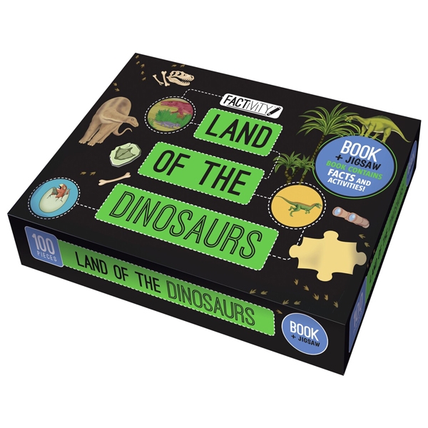 factivity land of the dinosaurs - book and jigsaws