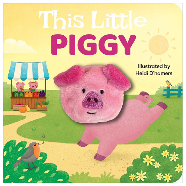 finger puppet book - this little piggy