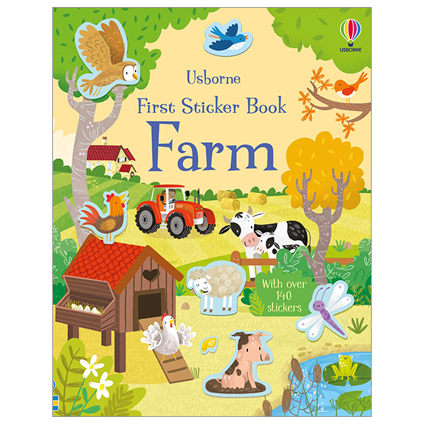 first sticker book farm