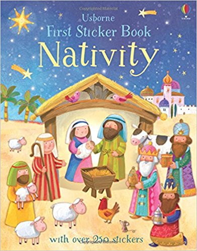 first sticker book nativity