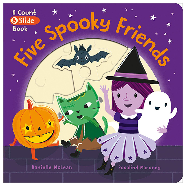 five spooky friends: a count & slide book