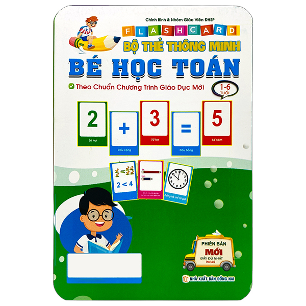 Flashcard - Bo The Thong Minh - Be Hoc Toan (1-6 Tuoi) (Tai Ban 2025)
