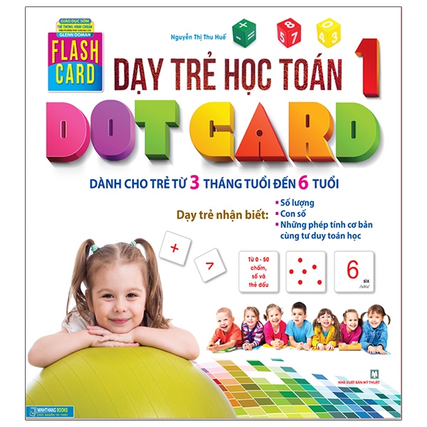 flashcard - dạy trẻ học toán dotcard - tập 1 (tái bản 2020)