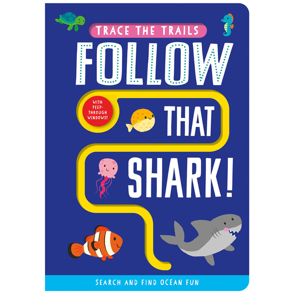 follow that shark! (trace the trails)