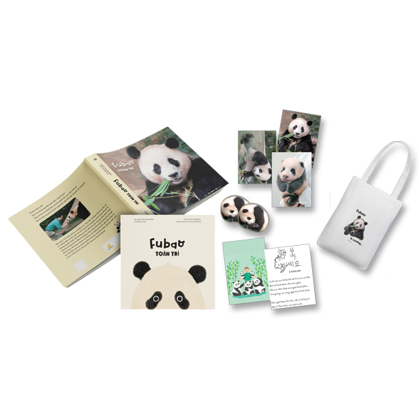 fubao toàn trí - bản đặc biệt - tặng kèm 1 bookmark bế bồi cứng + 1 postcard bồi cứng + 2 card nhựa bo góc random 2 trong 3 mẫu + 1 túi tote