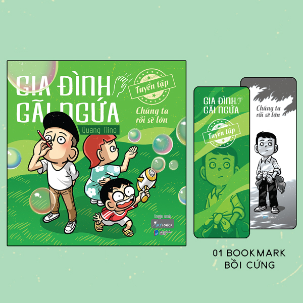 gia đình gãi ngứa - tuyển tập chúng ta rồi sẽ lớn - tặng kèm bookmark bồi cứng