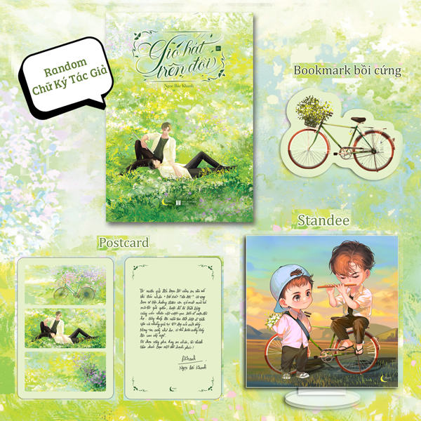 Gio Hat Tren Doi - Ban Sieu Dac Biet - Bia Cung - Tang Kem Bookmark + Postcard + Standee + Random Chu Ky Tac Gia