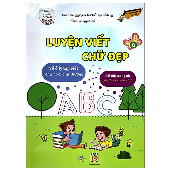 Hành Trang Giúp Bé Lên Tiểu Học Dễ Dàng - Luyện Viết Chữ Đẹp - Dành Cho Bé 3-7 Tuổi