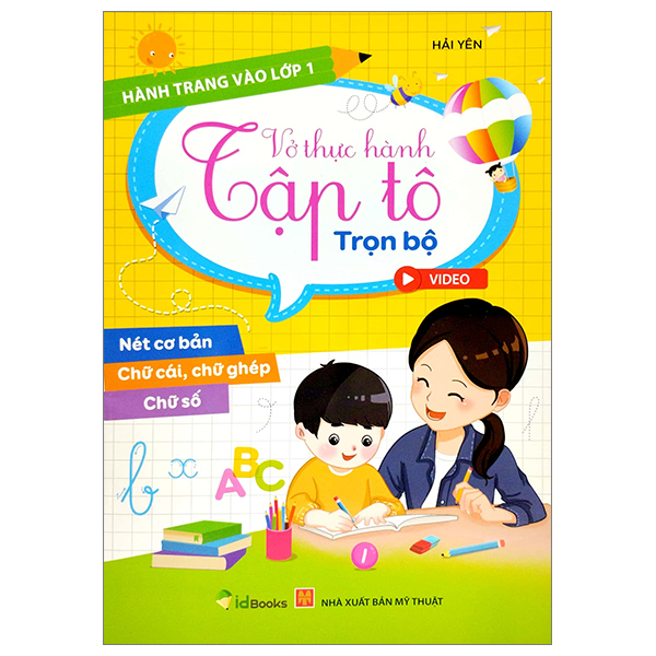 hành trang vào lớp 1 - vở thực hành tập tô trọn bộ