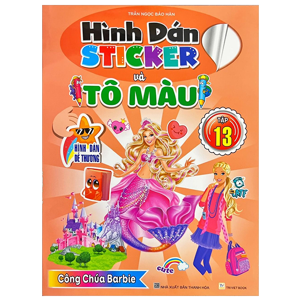 hình dán sticker và tô màu - tập 13