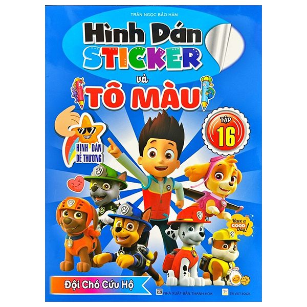 hình dán sticker và tô màu - tập 16