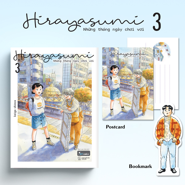 hirayasumi - những tháng ngày chơi vơi - tập 3 - tặng kèm bookmark nhân vật + postcard bồi cứng