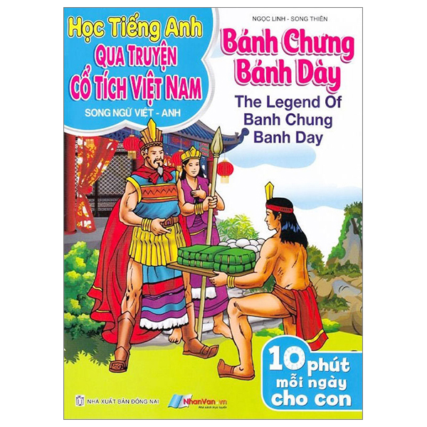 học tiếng anh qua truyện cổ tích việt nam - song ngữ việt-anh - bánh chưng bánh dày