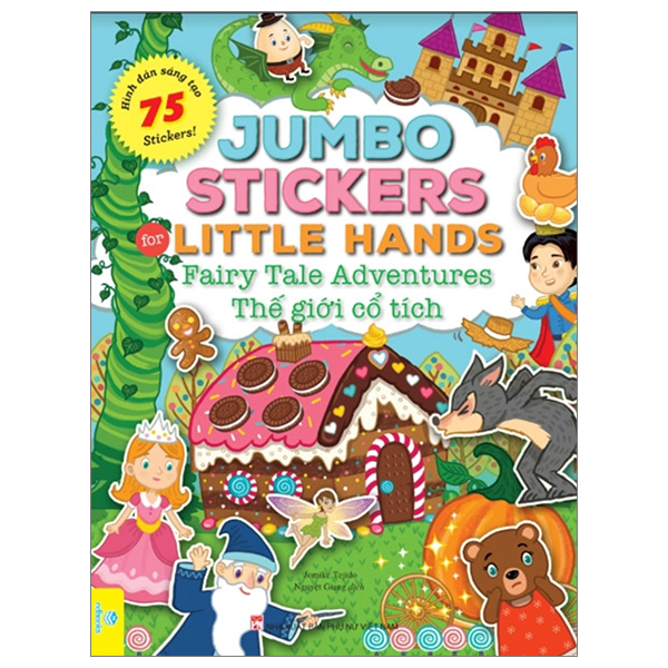 jumbo stickers for little hands - fairy tale adventures - thế giới cổ tích