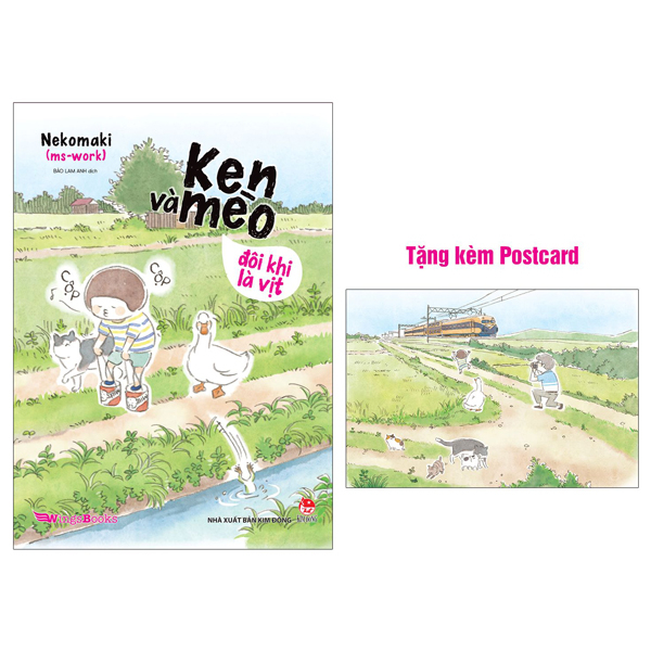 ken và mèo - đôi khi là vịt - tặng kèm postcard