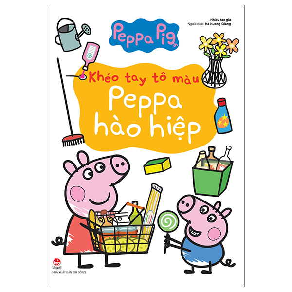 khéo tay tô màu - peppa hào hiệp