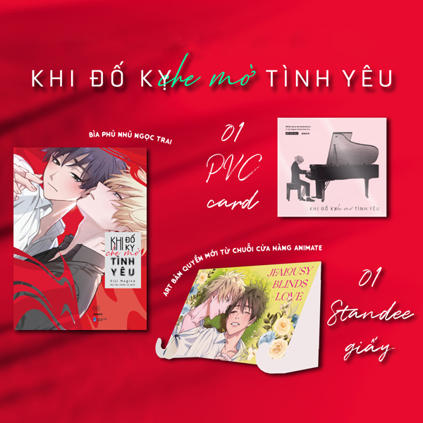 khi đố kỵ che mờ tình yêu - tặng kèm bìa áo rời + pvc card + standee giấy