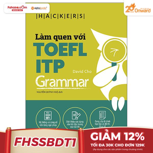 làm quen với toefl itp grammar