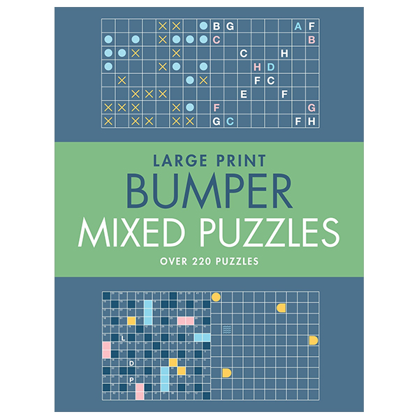 large print bumper puzzle book - mixed puzzles