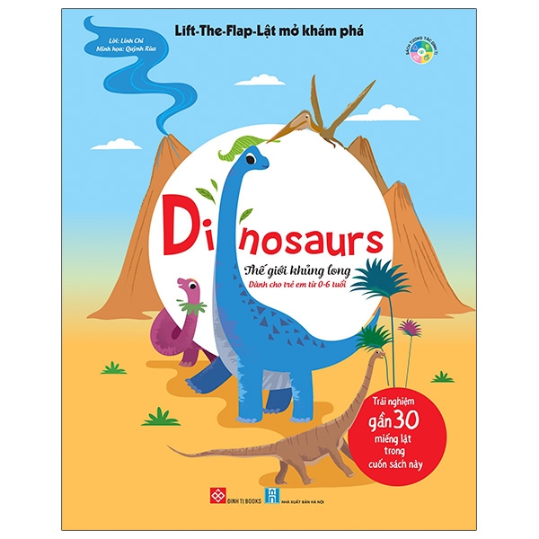 lift-the-flap - lật mở khám phá - dinosaurs - thế giới khủng long