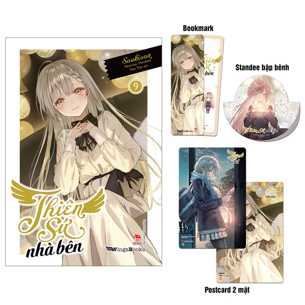 [light novel] thiên sứ nhà bên - tập 9 - bản giới hạn - tặng kèm bookmark + postcard 2 mặt + standee bập bênh