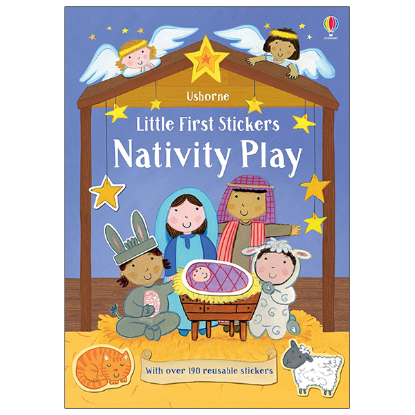 little first stickers nativity play