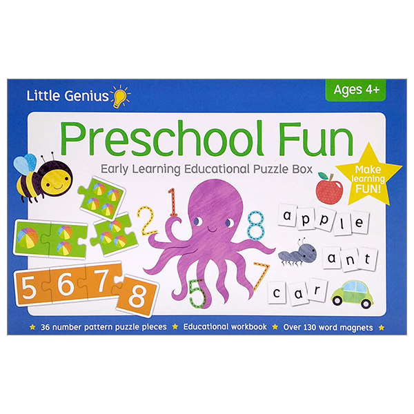 little genius: preschool fun early learning educational puzzle box