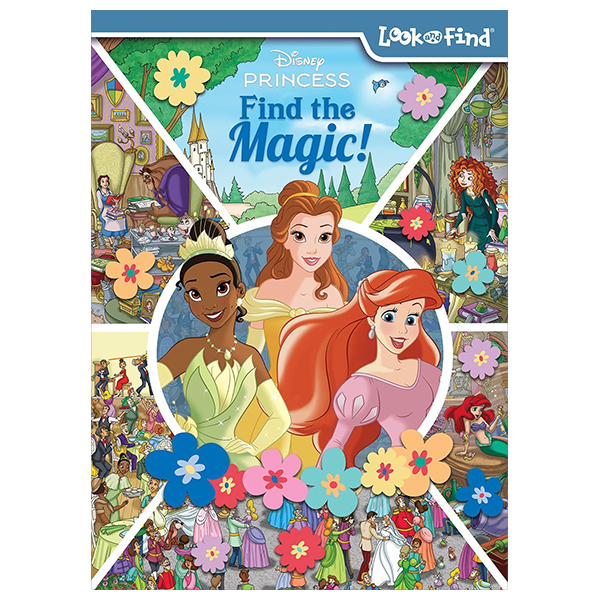 Look And Find - Midi Disney Princess Find The Magic