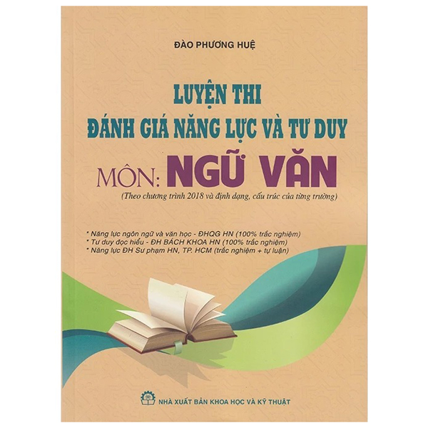 luyện thi đánh giá năng lực và tư duy môn ngữ văn (theo chương trình 2018 và định dạng, cấu trúc của từng trường)