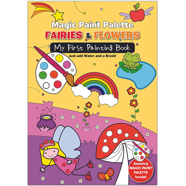 magic paint palette - fairies & flowers