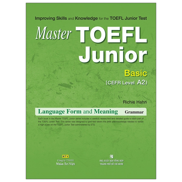 master toefl junior basic: language form & meaning (cefr level a2) - gramma