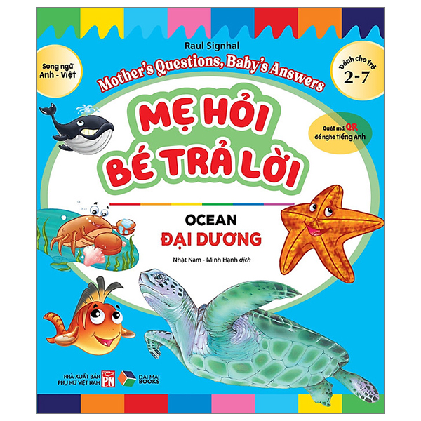 mẹ hỏi bé trả lời - song ngữ anh-việt - ocean - đại dương (dành cho trẻ từ 2-7 tuổi)