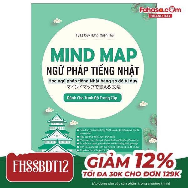 mind map ngữ pháp tiếng nhật - học ngữ pháp tiếng nhật qua sơ đồ tư duy - dành cho trình độ trung cấp