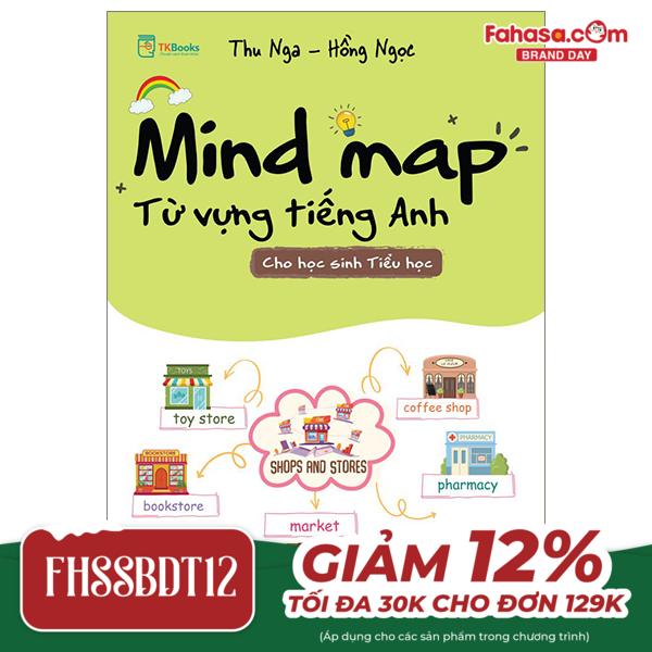 mind map - từ vựng tiếng anh cho học sinh tiểu học