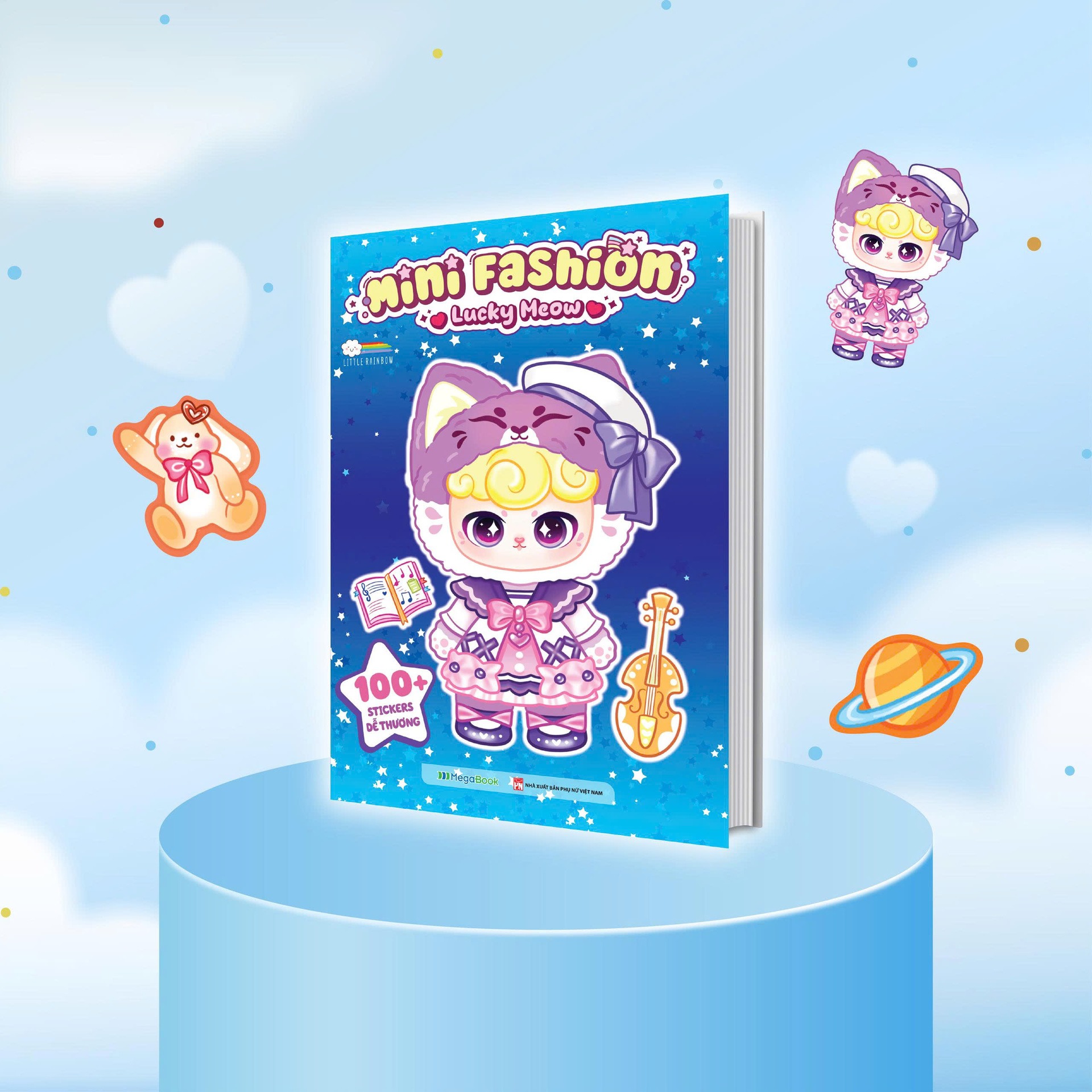 Mini Fashion - Lucky Meow - 100+ Stickers De Thuong