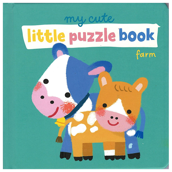 my cute little puzzle book: farm