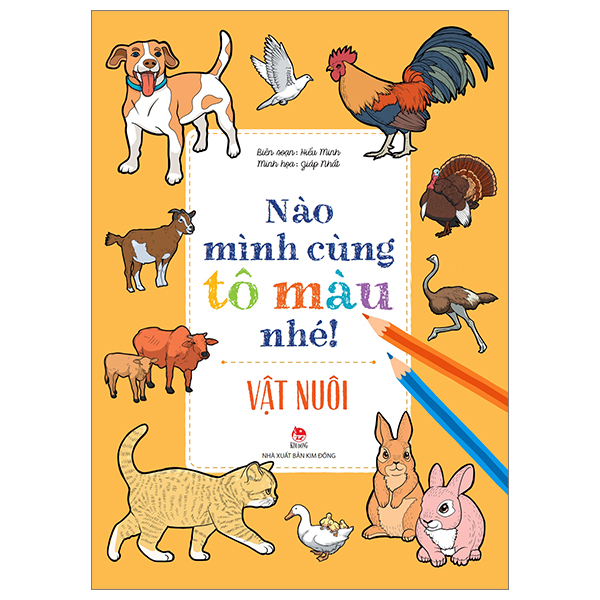 nào mình cùng tô màu nhé! - vật nuôi