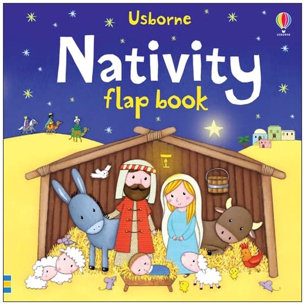 nativity flap book