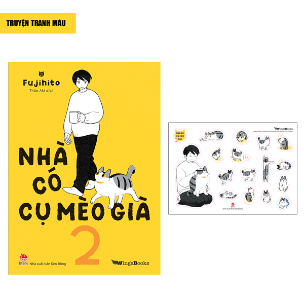 Nha Co Cu Meo Gia - Tap 2 - Tang Kem Sticker