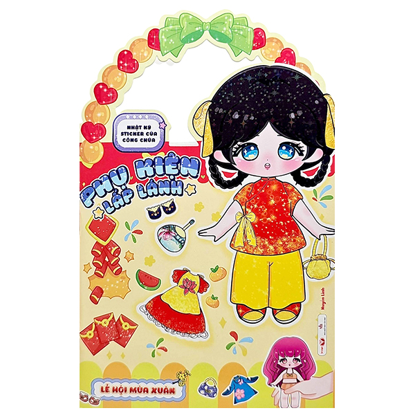 Nhật Ký Sticker Của Công Chúa - Phụ Kiện Lấp Lánh - Lễ Hội Mùa Xuân (Tái Bản)