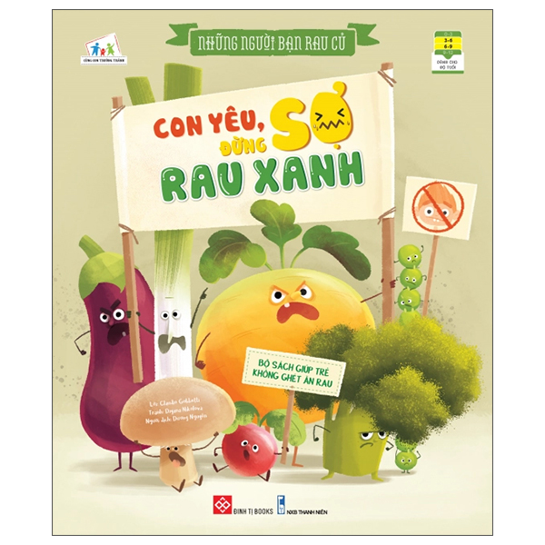 những người bạn rau củ - con yêu, đừng sợ rau xanh!