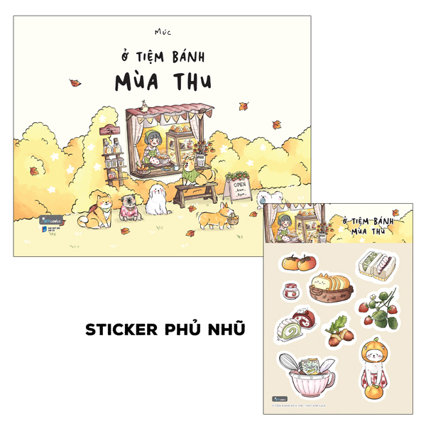 ở tiệm bánh mùa thu - tặng kèm sticker phủ nhũ