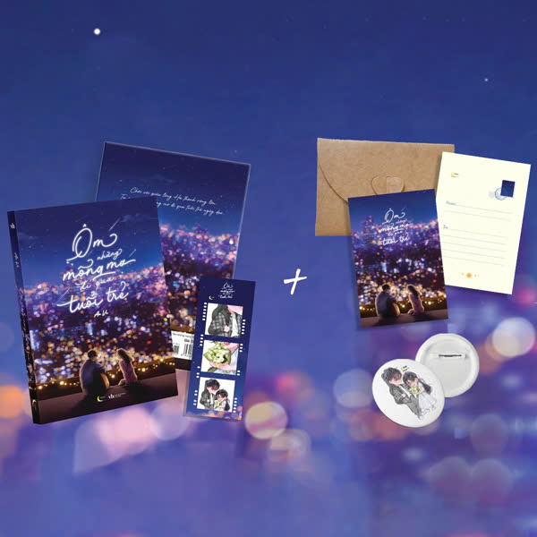 Om Nhung Mong Mo Di Qua Tuoi Tre - Tang Kem Bookmark + Postcard + Huy Hieu