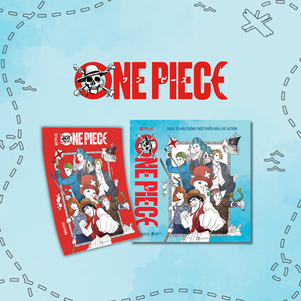 One Piece - Sách Tô Màu Chính Thức Phiên Bản Live Action - Bản Đặc Biệt - Tặng Kèm Poster One Piece