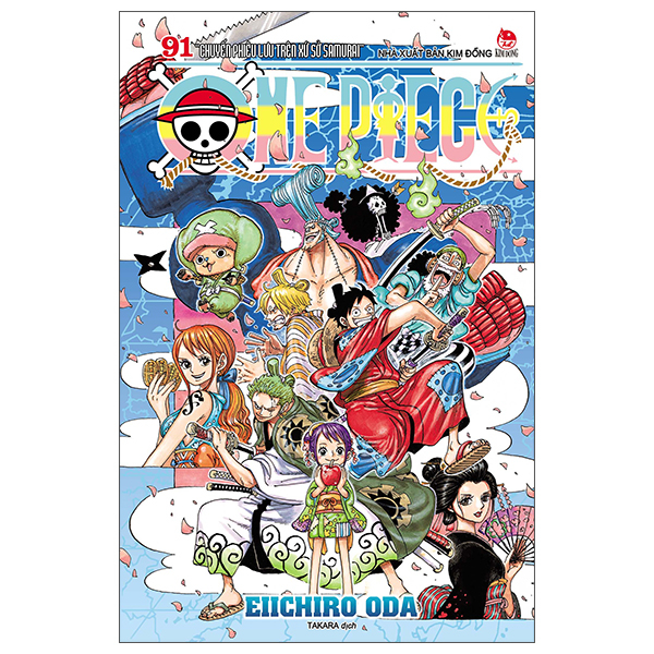 one piece - tập 91 - chuyến phiêu lưu trên xứ sở samurai (tái bản 2025)