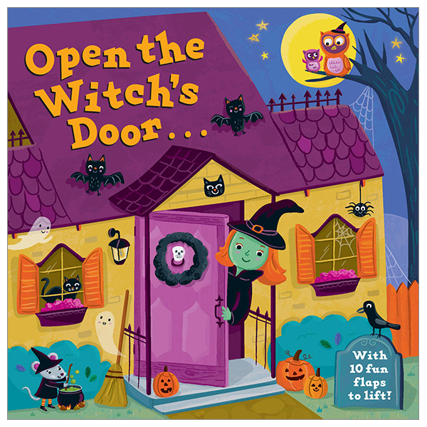 open the witch's door: a halloween lift-the-flap book