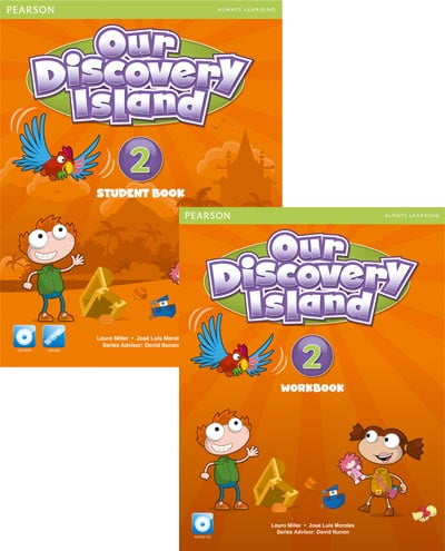 our discovery island ame (sb2 w/cdrom + wb2 w/cd)