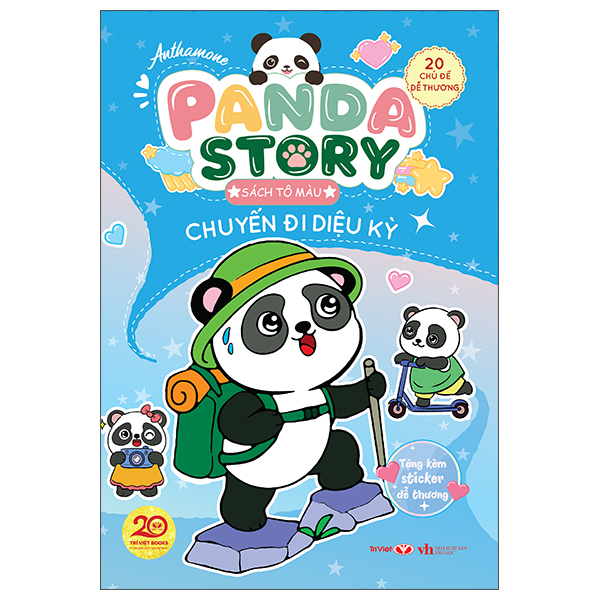 Panda Story - Sách Tô Màu - Chuyến Đi Diệu Kỳ