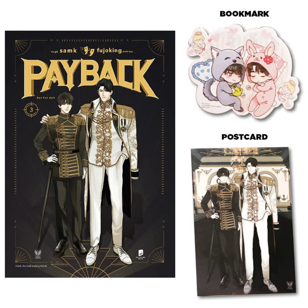 payback - tập 3 - tặng kèm bookmark chibi + postcard ivory